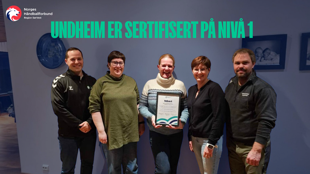 Undheim er sertifisert på Nivå 1.png