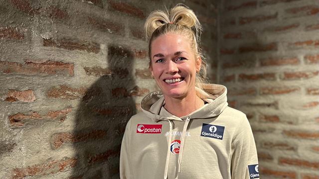 Veronica Kristiansen gleder seg til å spille med flagget på brystet igjen. 2024 Veronica Kristiansen LKS.JPG