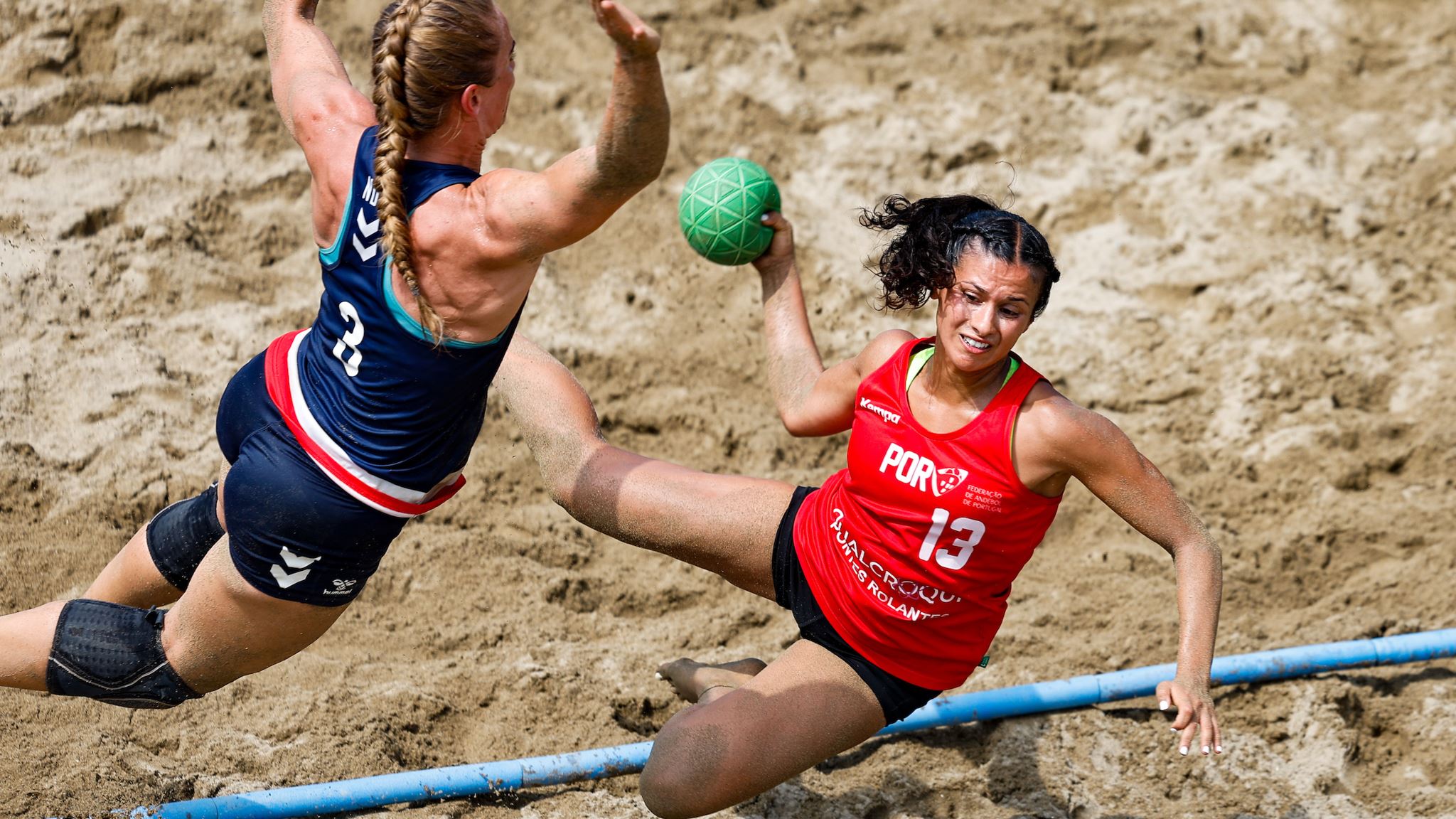 Portugal vs Norway, EHF Beach Handball EURO 2025, Alanya, Türkiye, 09.07.2025, Mandatory Credit © Jure Erzen / kolektiff