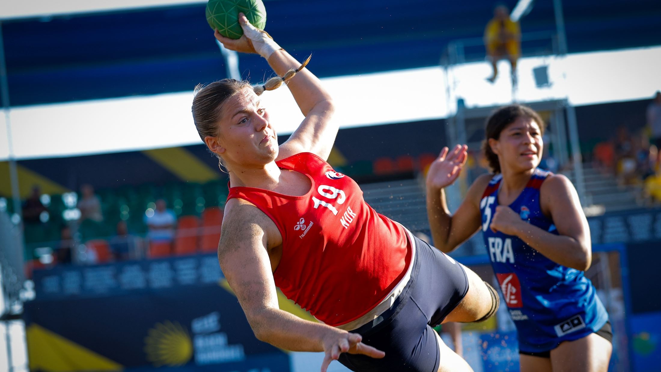 France vs Norway, EHF Beach Handball EURO 2025, Alanya, Türkiye, 08.07.2025, Mandatory Credit © Jozo Cabraja / kolektiff