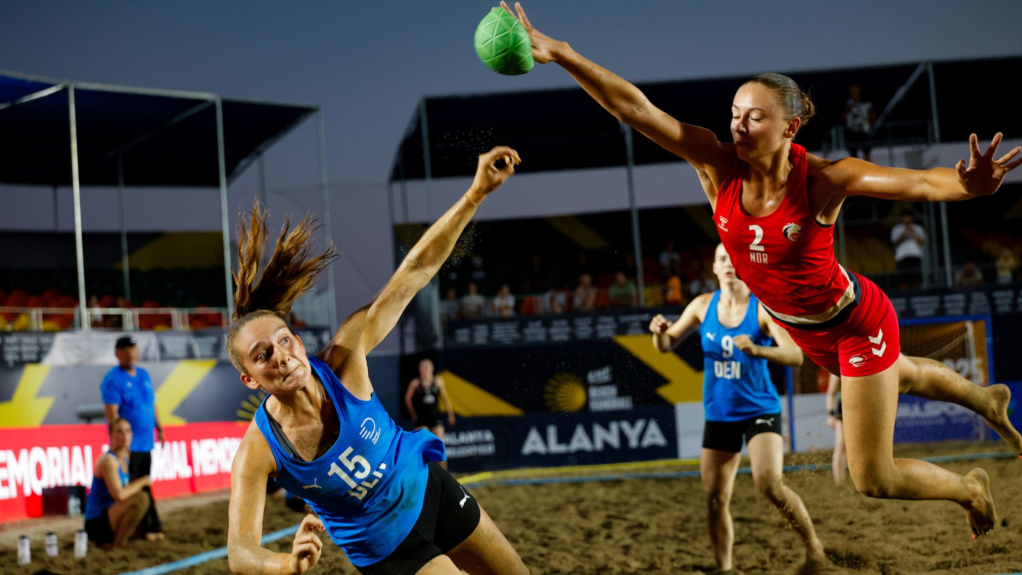 Denmark vs. Norway, EHF Beach Handball EURO 2025, Alanya, Türkiye, 09.07.2025, Mandatory Credit © Jozo Cabraja / kolektiff