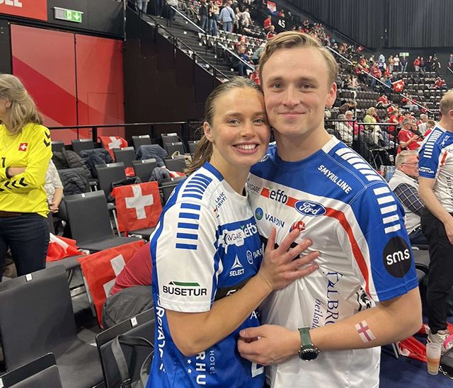 Tobias Grøndahl og kjæresten