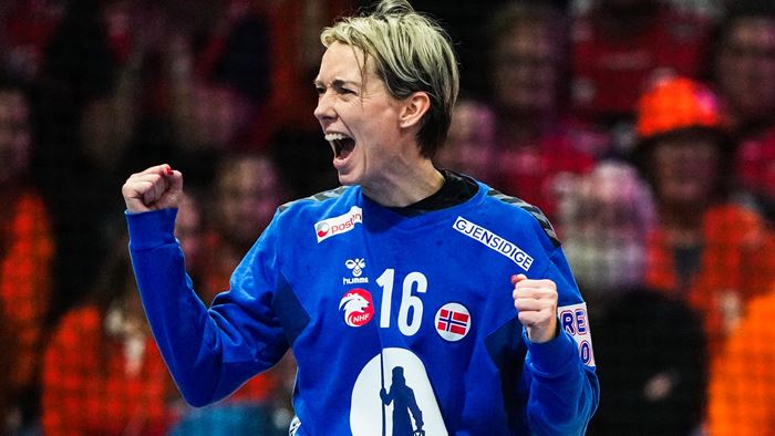 Rotterdam, Nederland 20251212. 
Norges målvakt Katrine Lunde under semifinalen i håndball-VM for kvinner mellom Nederland og Norge i Ahoy Arena.
Foto: Beate Oma Dahle / NTB