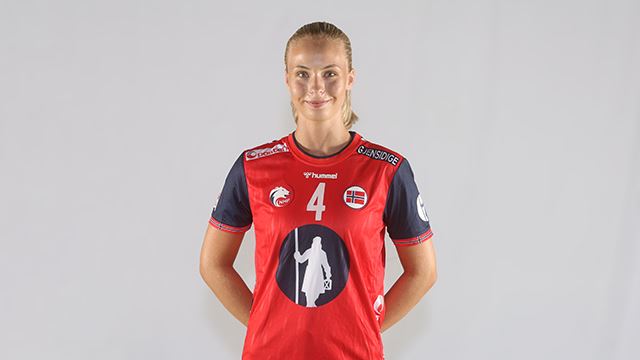 Emma Huse kunne signere for seks scoringer i kampen mot Island og ble Norges toppscorer. 2025 LK08 EYOF Emma Huse