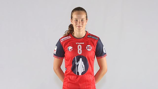 June Skei ble en av Norges toppscorere i kampen mot Nord-Makedonia med seks mål. 2025 LK08 EYOF June Skei