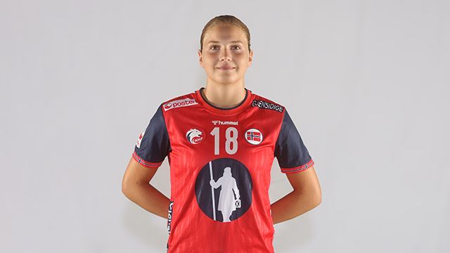 Kata Bali ble en av toppscorere i kampen mot Sveits med fem scoringer. 2025 LK08 EYOF Kata Bali