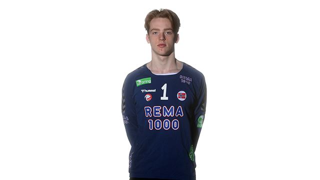Karl Baadsvik er en av de norske målvaktene. 2025 Karl Johannes Green Baadsvik LM08