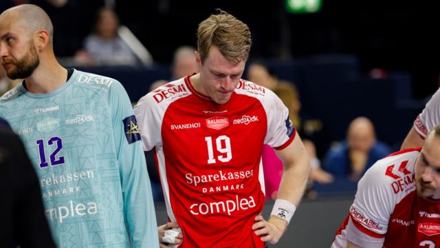 Kristian Bjørnsen etter karrierens siste kamp