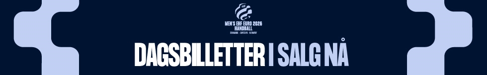EM2026 Dagsbilletter i salg