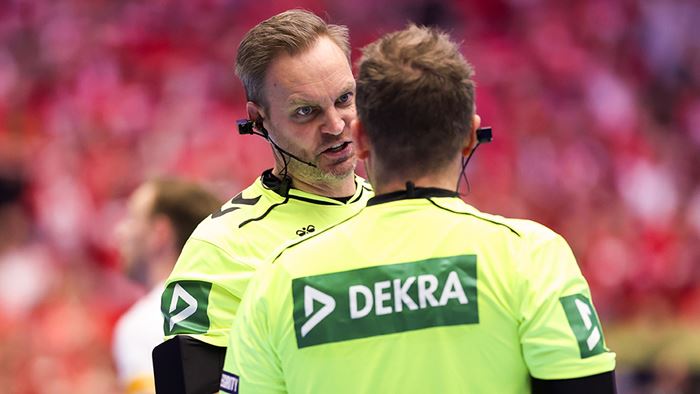 Havard KLEVEN (referee), SF2 - Denmark vs Iceland, EHF Men's Euro 2026, Herning, Denmark, 30.01.2026, Mandatory Credit © Jozo Cabraja / kolektiff