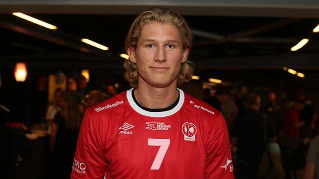 William Aar debuterte på A-landslaget forrige sesong. 21-åringen fra Kolstad har et håp om å få spille EM rett utenfor stuedøra. Foto: Svein André Svendsen. 20190827-Avkast-Kolstad-Aar,-William-Foto-Svein-André-Svendsen.jpg