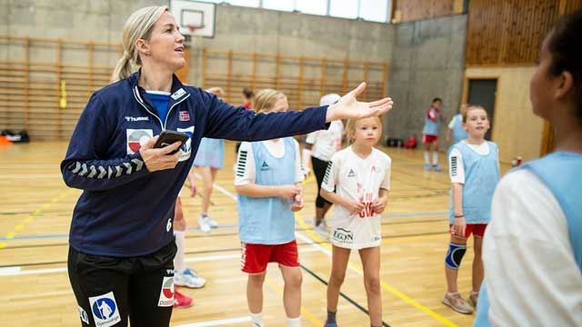 Heidi Løke var populær hos Haslum J2011. Trener med Haslum J2011