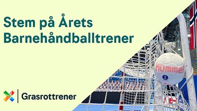 Stem på Årets Barnehåndballtrener