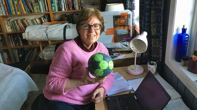 På hjemmekontoret. Her skal det skrives masse i årene som kommer. På hjemmekontoret. Her skal det skrives masse i årene som kommer.