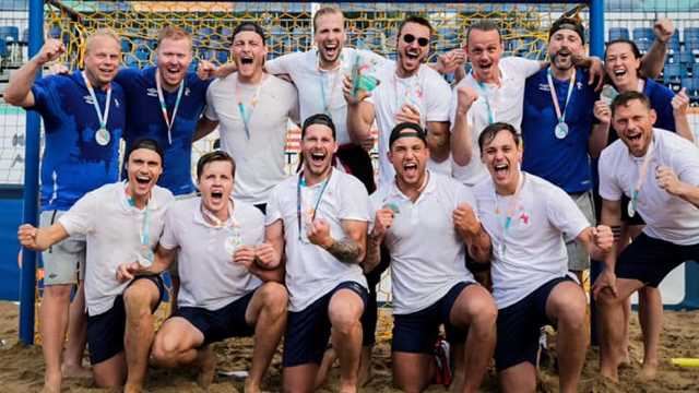 De norske guttene jublet for sine første medaljer i EM. Foto: Uros Hocevar, Kolektiff/EHF LMB.jpg