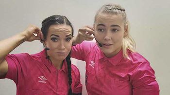 Må stå på riktig side under presentasjonen