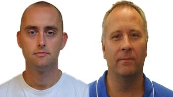 GRUPPELEDERE: Rune Kristiansen (t.v.) og Erlend Aam. erlend aam og rune kristiansen.jpg