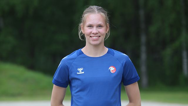 Emilie Wangen Heen ble en av Norges toppscorere mot Tyskland Emilie Wangen Heen