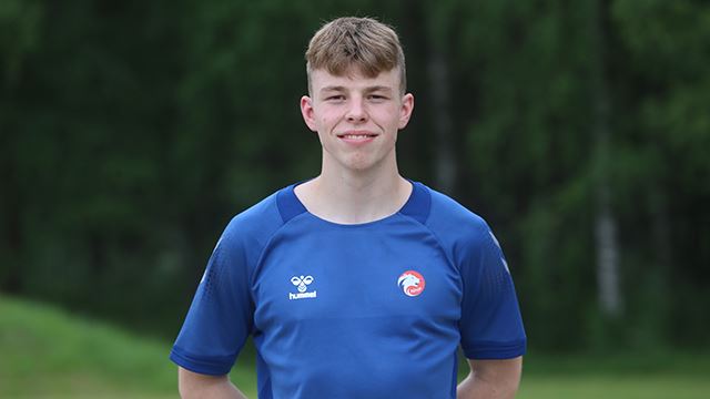 Abel Hanevik stod en god kamp mot Bulgaria. Abel Hanevik