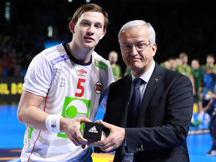 Sander Sagosen best. Foto: S. Pillaud France Handball 2017 Sander Sagosen best. Foto: S. Pillaud France Handball 2017