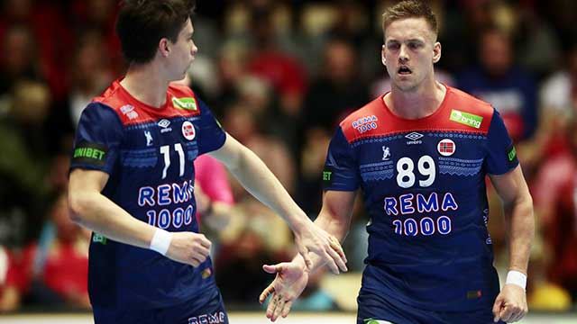 Alexander Blonz og Espen Lie Hansen, her fra en tidligere kamp med Håndballgutta. 20190112-LMS-Blonz,-Hansen.jpg