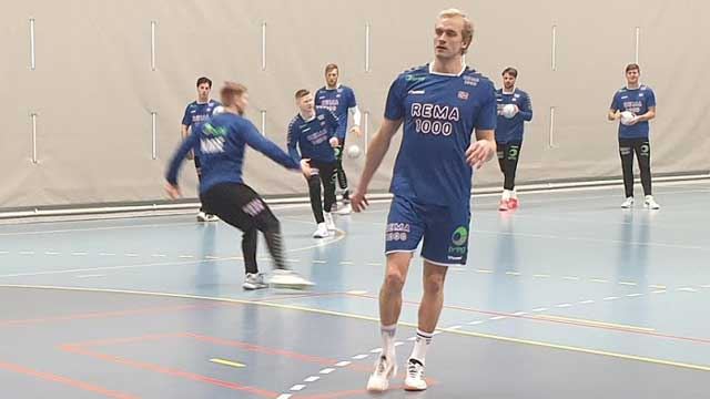 Lasse Balstad er en av spillerne i rekruttroppen Foran kampene mot Hviterussland