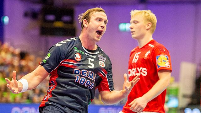 Norge - Danmark i Gjensidige Cup i Trondheim Spektrum 