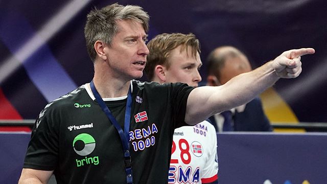 Jonas Wille under VM-kvartfinalen mot Spania.