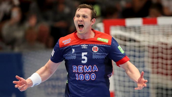 HJEMMEBANEFORDEL: Sander Sagosen. Foto: Vidar Ruud / NTB Scanpix Sagosen i Bodø.jpg