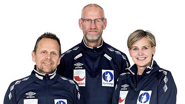 Trenerteamet for Håndballjentene, Thorir Hergeirrson, Mats Olsson og Mia Hermansson Högdahl. Foto: NTB Scanpix/Thomas Brun 20171124-LKS-Hergeirsson,-Olsson,-Högdahl_640x360web.jpg