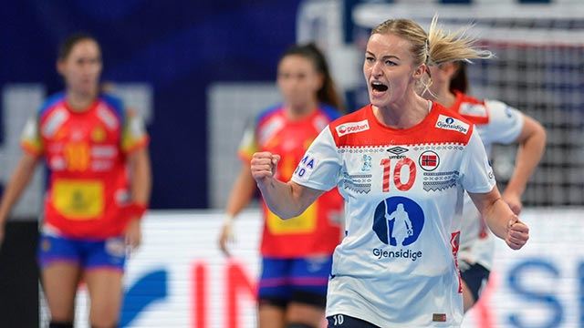 STØ KURS: Stine Bredal Oftedal og Norge skal til Japan i november. Foto: NTB Scanpix stinebredaloftedal.jpg