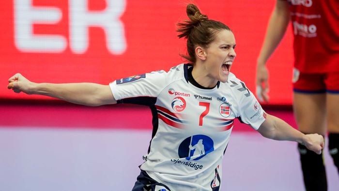 Bildet er fra OL-kvalifiseringen i mars. Foto: Vidar Ruud/NTB 20201207-Stine--Skogrand-LKS-EM2020-NOR-ROM-Vidar-Ruud-NTB.jpg