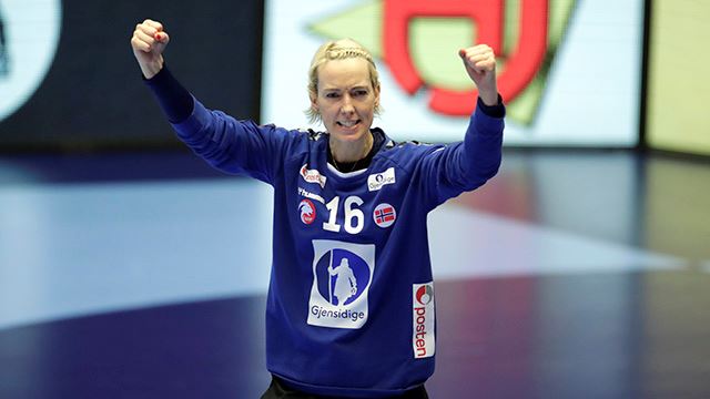 Katrine Lunde under EM 2020