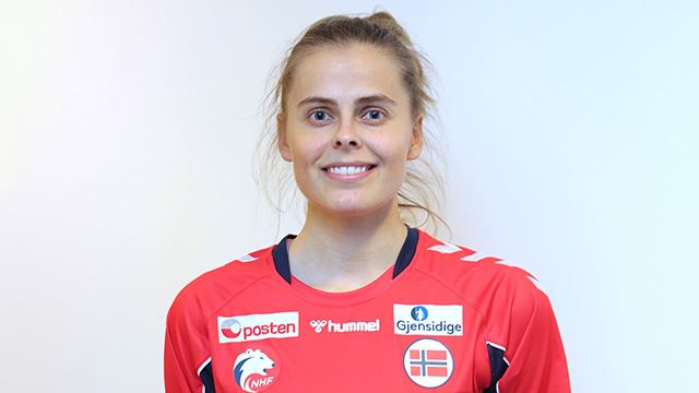 Sunniva Amalia Næss Andersen ble en av rekruttjentenes toppscorere med fire mål i fredagens kamp mot Tsjekkia. LKS