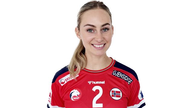Mia Solberg Svele var en av Norges tre toppscorere i kampen. Portrett tatt i Bodø 21.07.2023