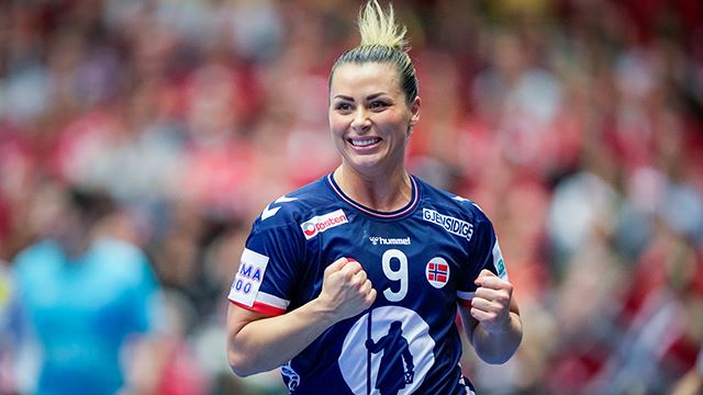 Herning, Danmark 20231217. 
Nora Mørk under finalen i håndball-VM mellom Frankrike og Norge i Jyske Bank Boxen.
Foto: Beate Oma Dahle / NTB