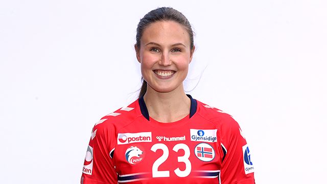 Tuva Ulsaker Høve ble kampens toppscorer med syv nettkjenninger. Bildet er hentet fra en tidligere kamp. 20210603 Tuva Ulsaker Høve LKR Foto Svein André Svendsen 640x360web.JPG