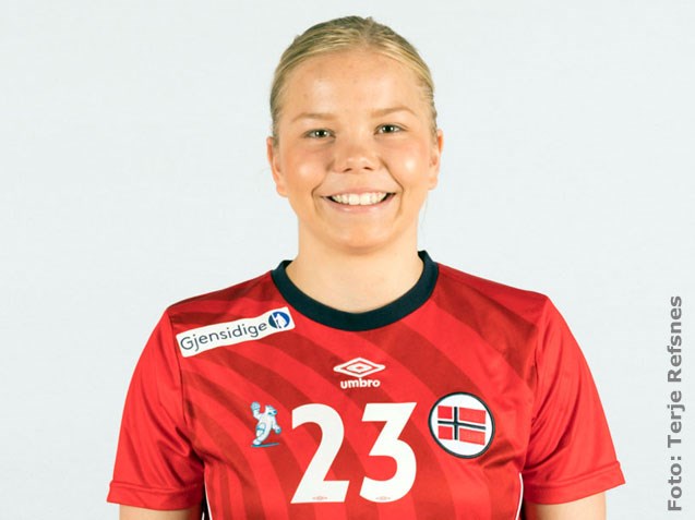 Mariann Gabrielsen er med i troppen til Juniorjentene som skal møte Ungarn. Foto: Terje Refsnes 2017_LK98_Gabrielsen,-Mariann.jpg