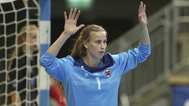 Sofie Grønlund fra en tidligere kamp. Foto: Svein André Svendsen/NHF 20180622-LK98-Grønlund,-Sofie-3.jpg