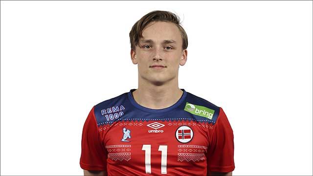 Tobias Grøndal ble norsk toppscorer med fire mål. 20190307-LM00-Grøndahl,-Tobias-Foto-Svein-André-Svendsen.jpg