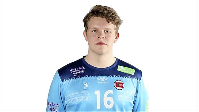 Jørgen Lunde Flotve gjorde en ny, solid kamp i Norges mål. Foto: Svein André Svendsen/NHF 20190411-LM02-Flotve,-Jørgen-Lunde-Foto-Svein-André-Svendsen.jpg