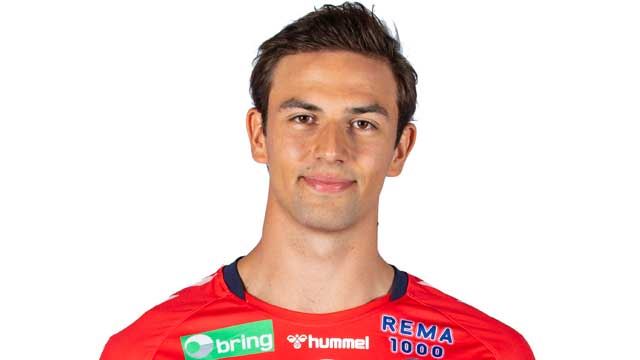 Johannes Gurrich spilte en god kamp og scoret 5 mål mot Frankrike. Johannes Gurrich