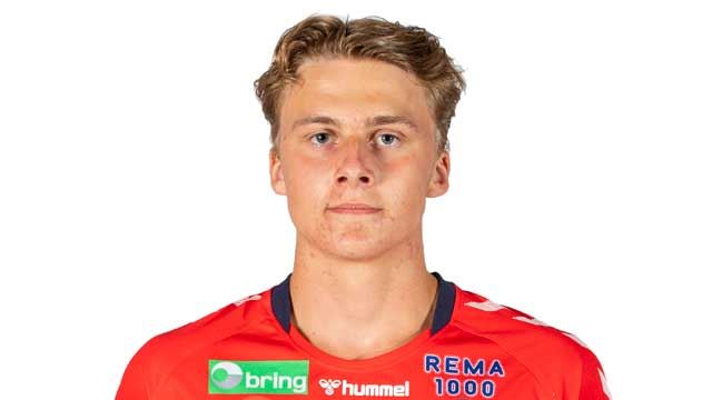 Mathias Haug (bildet) gjorde en solid innsats med det norske flagget på brystet. Mathias Landsrød Haug