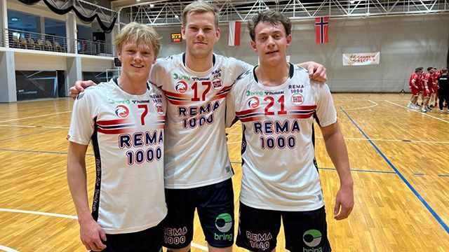 De tre debutantene Theodor Schjølberg Grøndahl, Anders Ellingsberg og Kristian Turmo Lornstad scoret alle i debutkampen sin. 2023 LM02 Theodor Grøndahl Anders Ellingsberg Kristian Turmo Lornstad.jpg