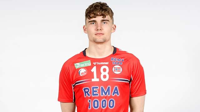 Benjamin Berg ble toppscorer for Juniorgutta med ni mål i kampen mot Polen Portrett