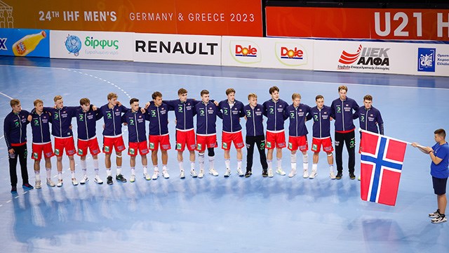 Norway vs Hungary, 2023 IHF MEN’S JUNIOR (U21) WORLD CHAMPIONSHIP, Athens, Greece, 22.06.2023., Mandatory Credit © Jozo Cabraja