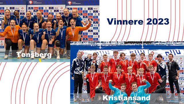 Vinnerlagene i Intersport Bylagsturnering 2020, Stavanger Jenter og Oslo Gutter. Foto Øyvind Andersen