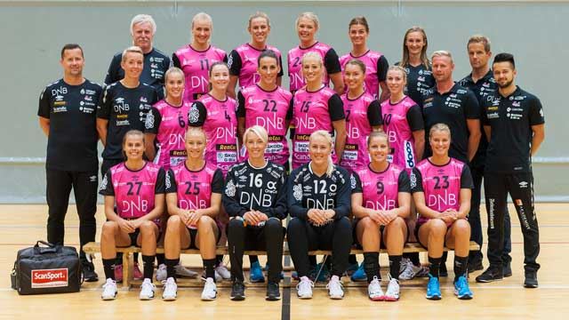 Regjerende Norgesmester Vipers er klar for ny NM-finale. Foto: Terje Refsnes 20180827_Lagbilde-Vipers-Kristiansand18_19_640x360web.jpg