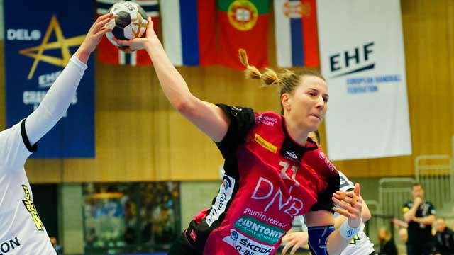 Ana Debelic ble toppscorer sammen med Nora Mørk. Bildet er fra en tidligere kamp. 20211023-Ana-Debelic--EHF-Champions-league-Vipers-Kristiansand-CSKA-Foto-Tor-Erik-Schrøder-NTB.jpg