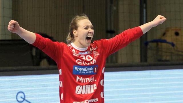 Eli Marie Raasok ble både månedens målvakt og spiller for februar. Eli Marie Raasok